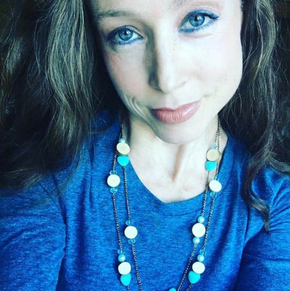 Christmas SALE Wood Slice Handmade Necklace Turquoise Beads Double Strand